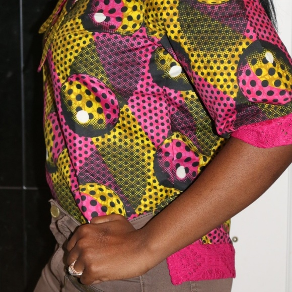 Ankara Blouse - Picture 3 of 5